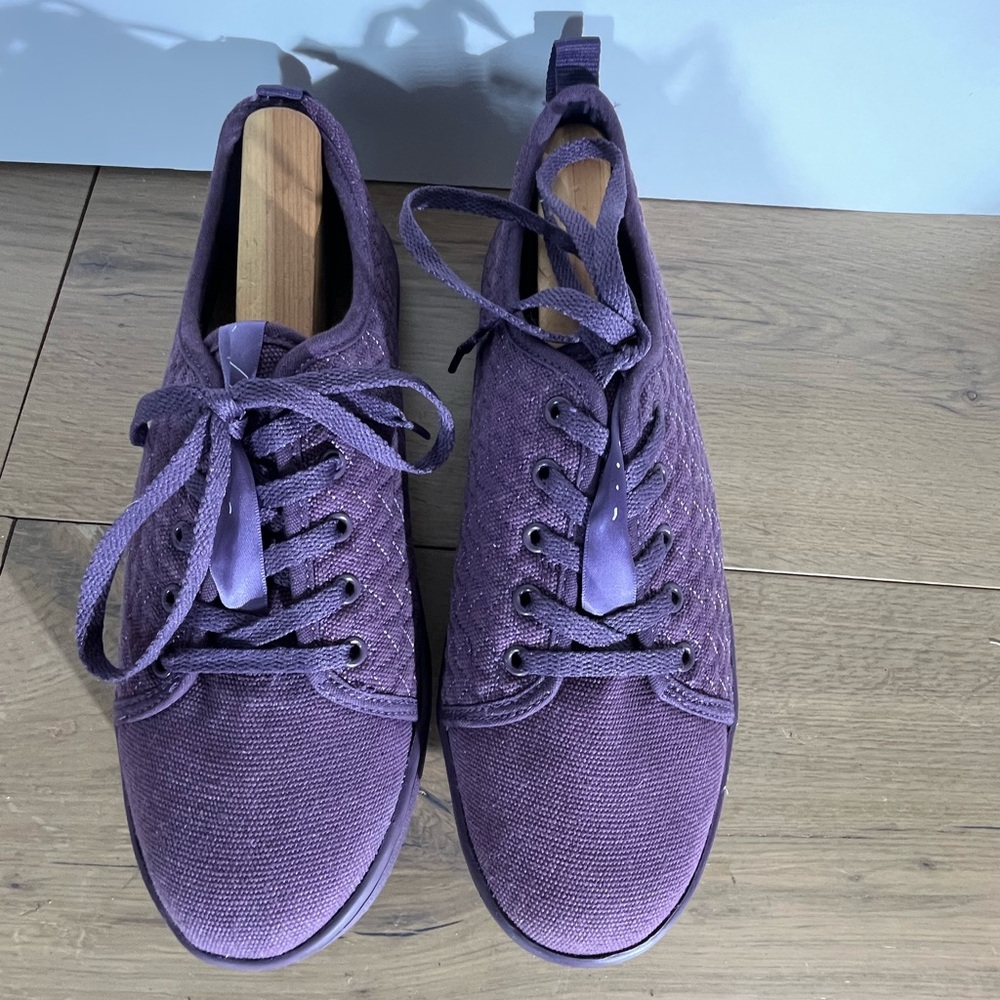 So Ill   Purple Take Hold Tennis Shoes 7 Men's- 8.5  Womens Lace up Sneakers